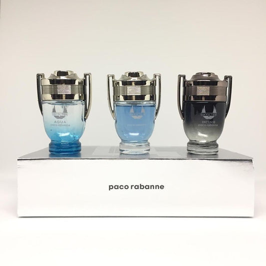 INVICTUS PACO RABANNE SET X 3